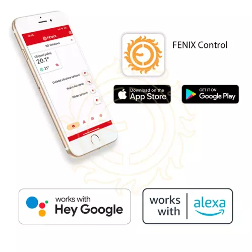 Promiennik szklany ECOSUN GS  WIFI 300W  czarny 4