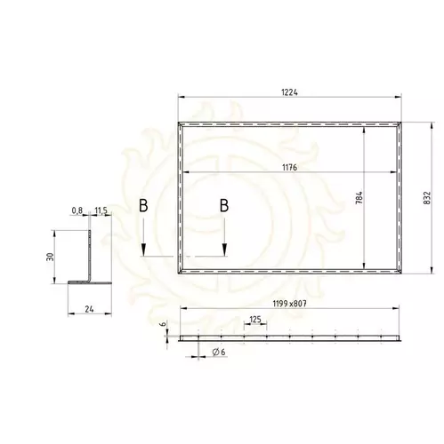 Rama podtynkowa do ECOSUN U+/BASIC 850 4