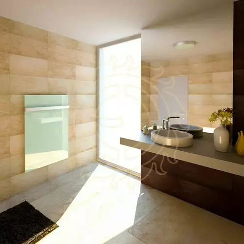 Promiennik szklany ECOSUN GR 900W biały 2