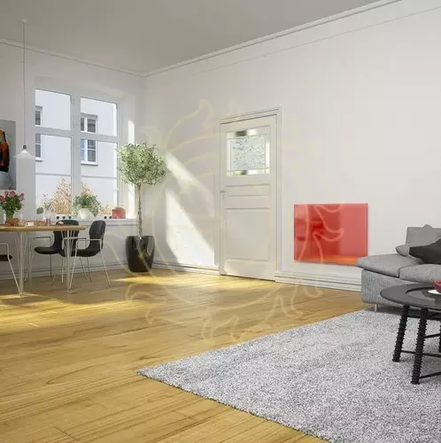 Promiennik szklany ECOSUN GR 900W czerwony 2