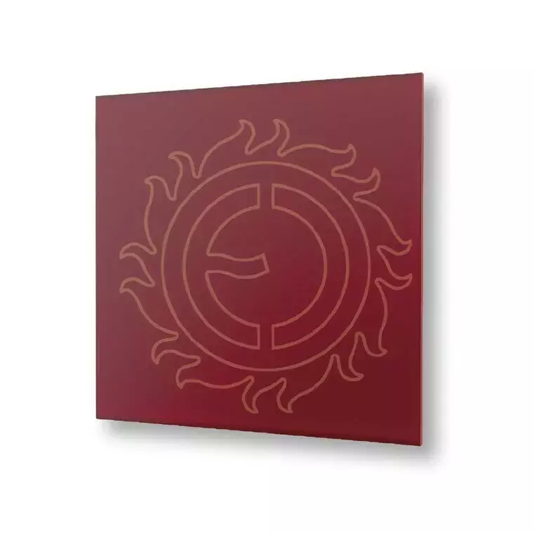 Promiennik szklany ECOSUN GS 300W czerwony 1