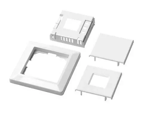 Ramka  aliminium do termostatau MCD- zestaw elementów obudowy 1