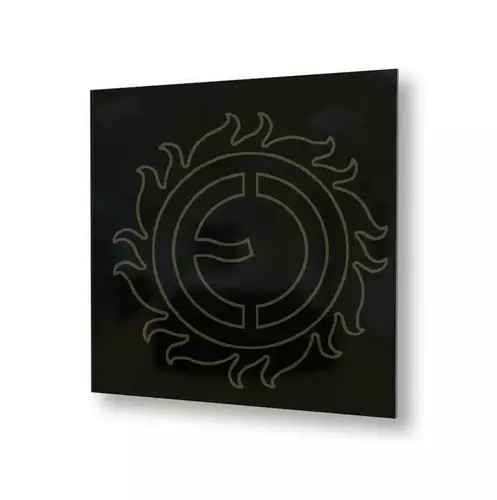 Promiennik szklany ECOSUN GS 300W czarny 1