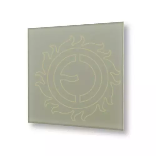 Promiennik szklany ECOSUN GS 300W platynowy 1