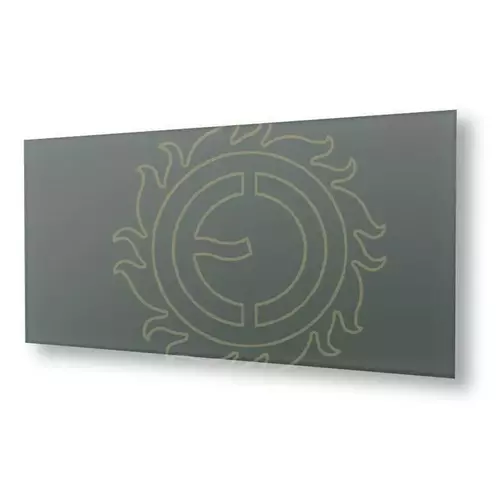 Promiennik szklany ECOSUN GS 600W grafit 1